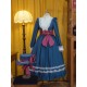 Hoshibako Works Vintage Inspired Elegant Long One Piece(Leftovers/4 Colours/Full Payment Without Shipping)